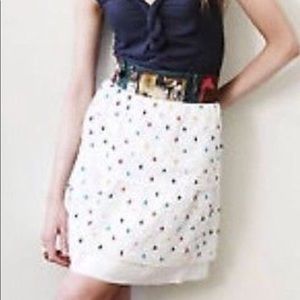 FLOREAT Anthropologie It’s Your Move Eyelet Skirt
